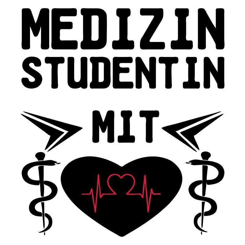 Medizinstudentin mit Herz Geschenk