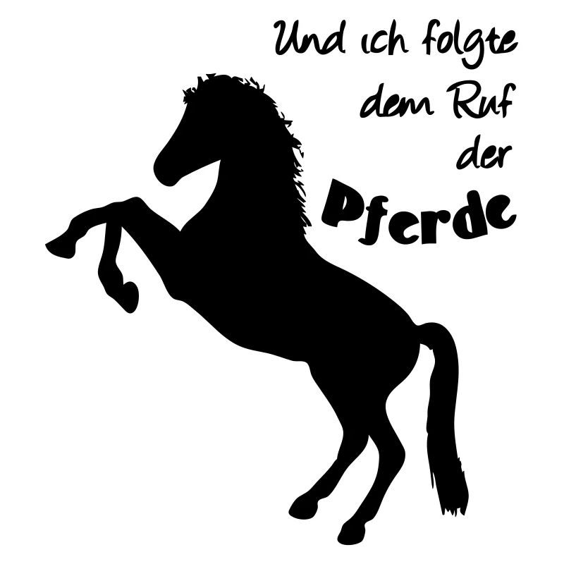 Ruf der Pferde Pferd Reiter Tier Reiten Geschenk