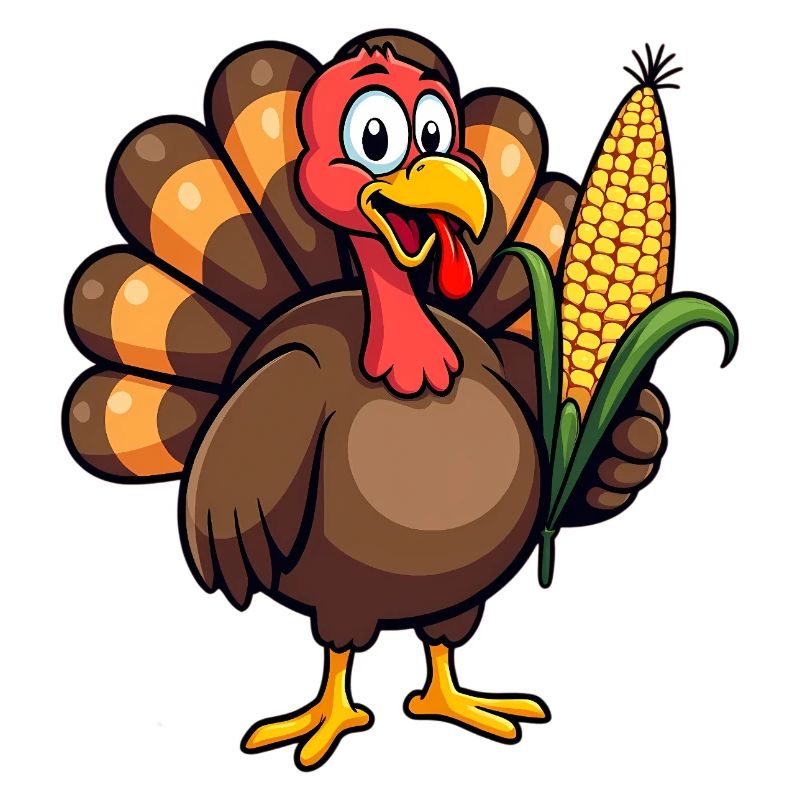 Thanksgiving Drôle Dinde de Thanksgiving