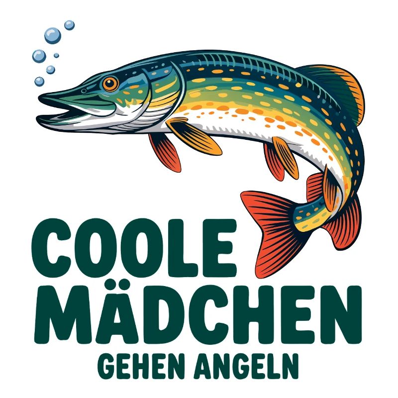 Coole Mädchen Angeln