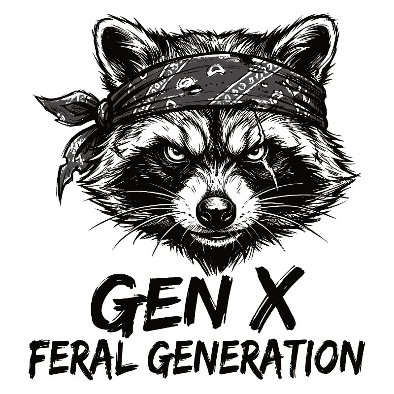 Waschbär Gen X Wilde Generation