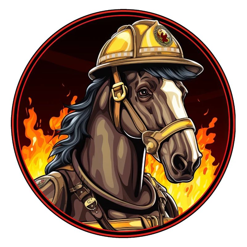 Cheval de pompiers