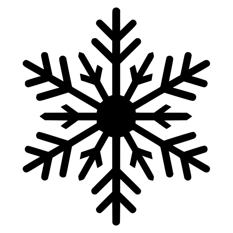 Schneeflocke, Eiskristall, Farbe variabel