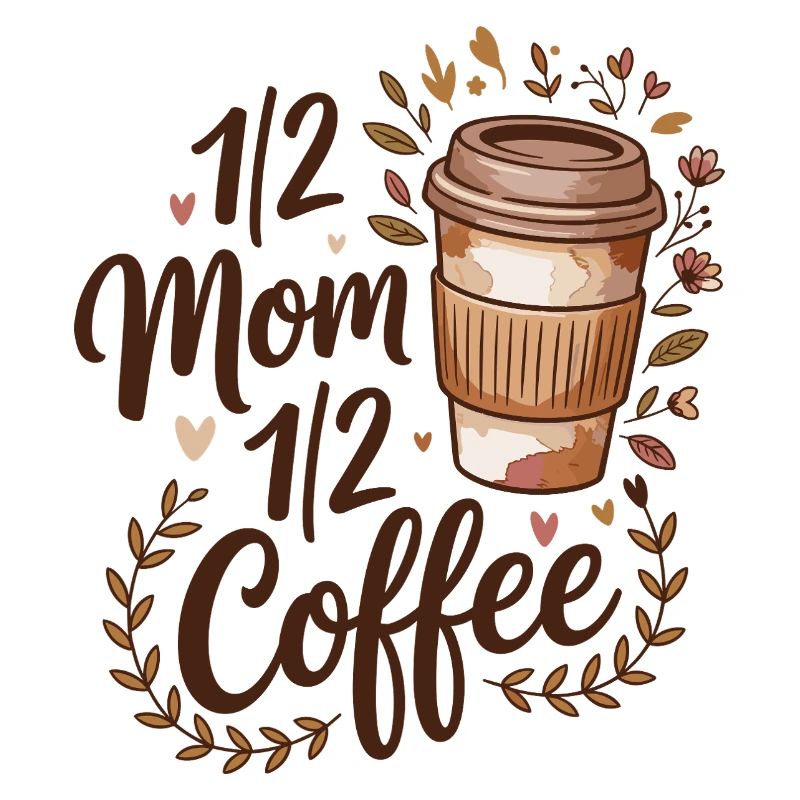 Mutter Koffein Halb Mama Halb Kaffee