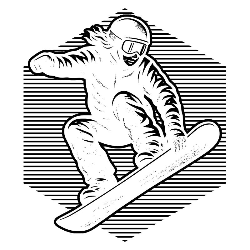 Conception de snowboarder