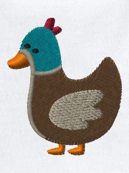 Canard brodé