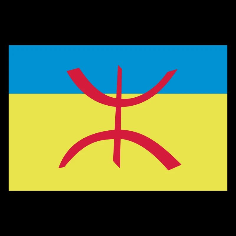 Drapeau Berbère Amazigh Algérie