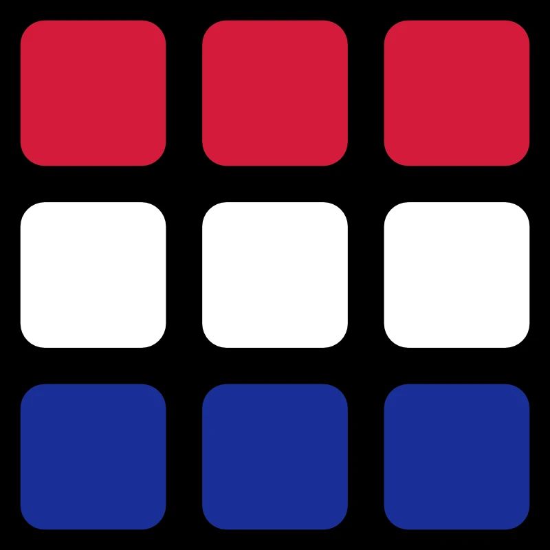 Flagge - Quadrate Trikolore - VEKTOR