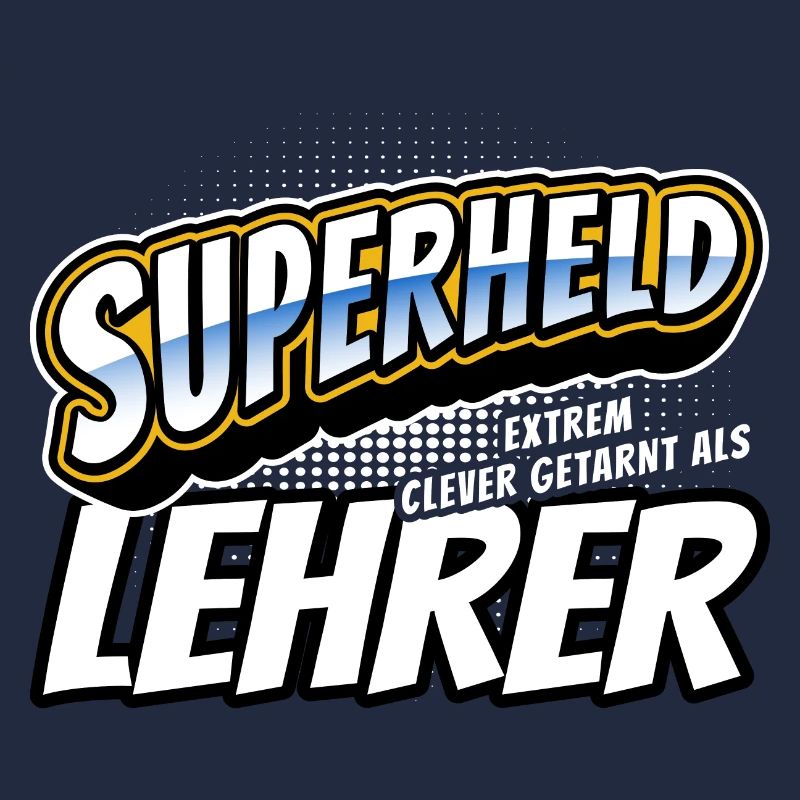 Superheld, clever getarnt als Lehrer