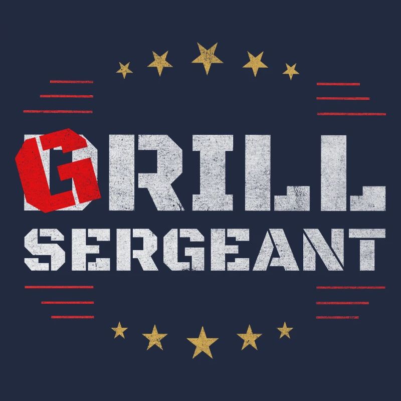 Grill Sergeant – classic BBQ Shirt