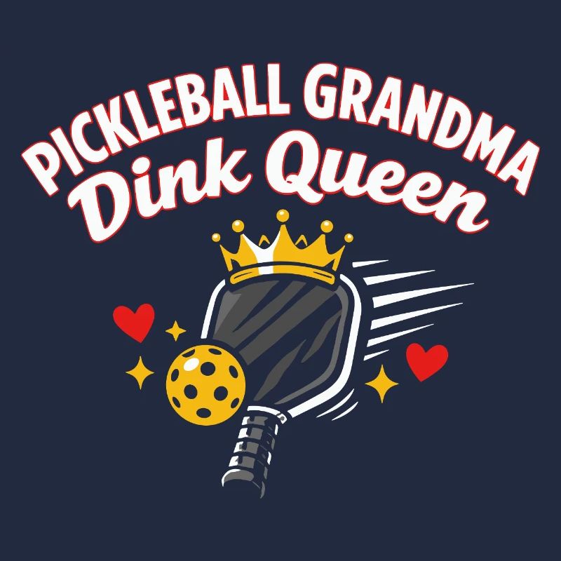 Pickleball Grandma Dink Queen Funny 
