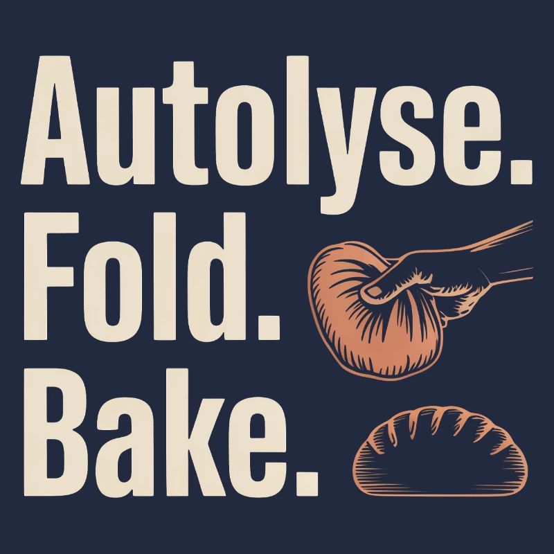 Autolyse Fold Backe Bread Kunst