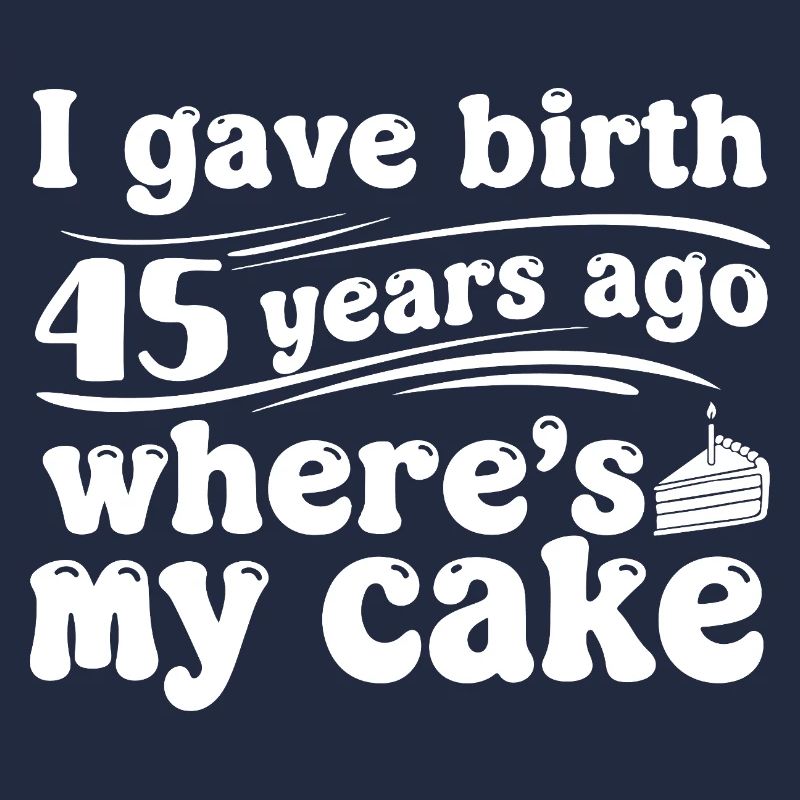 Anniversaire il y a 45 ans – gâteau ?