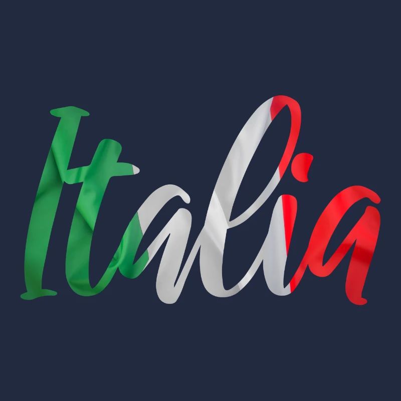 Couleurs du drapeau du ruban d’Italie