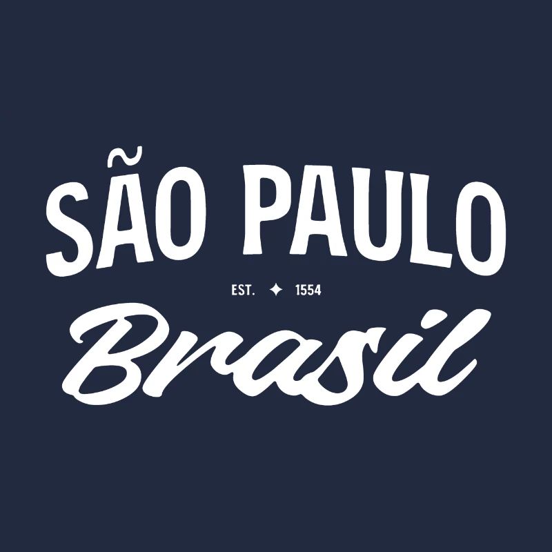 Script rétro de São Paulo Brasil