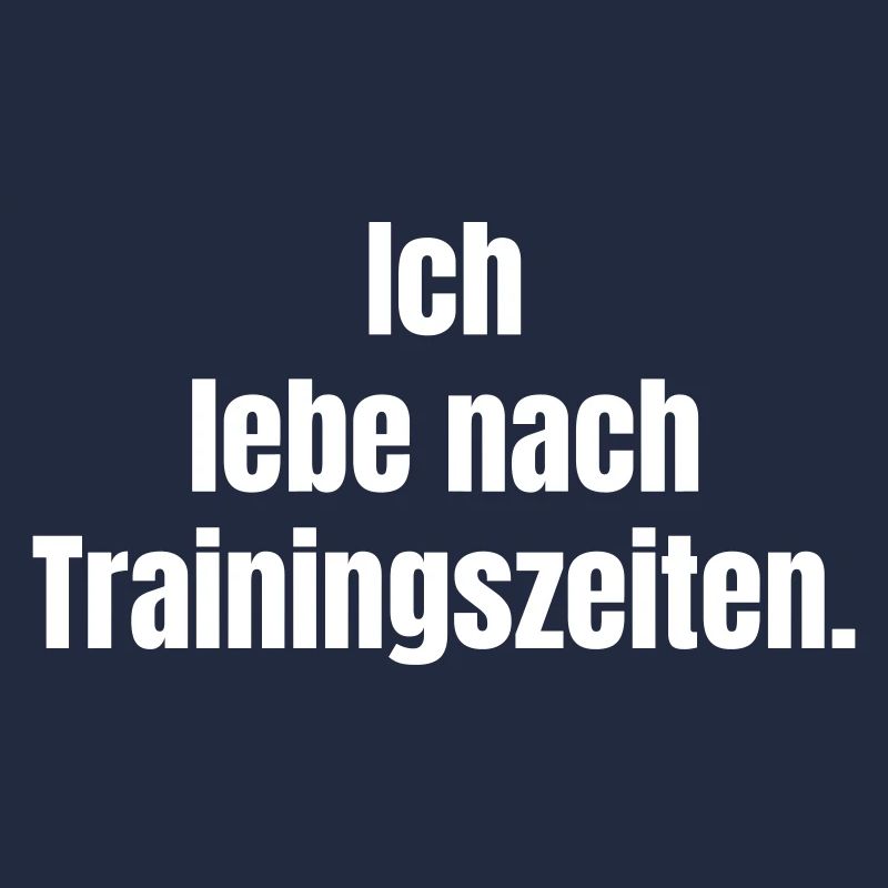 Trainingszeiten Typografie Statement