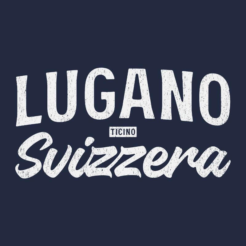 Lugano Suisse Vintage Script