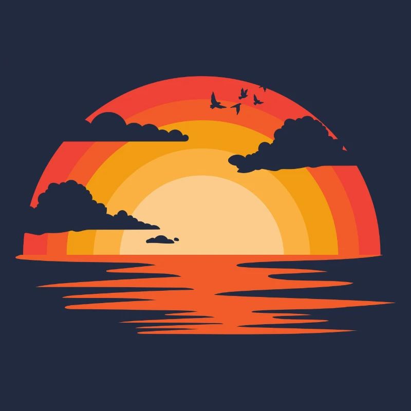 coucher du soleil