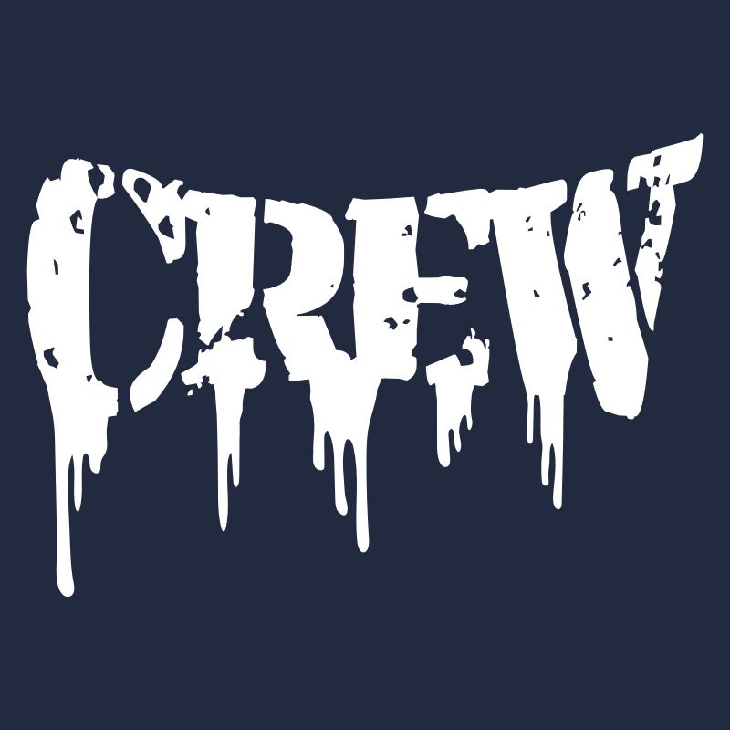 Crew Graffiti Spray Stamp laisse tomber des éclaboussures de peinture