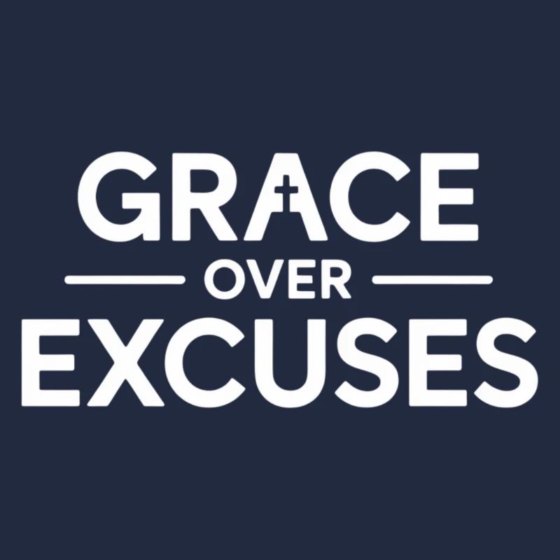 Message de grâce chrétienne sur les excuses