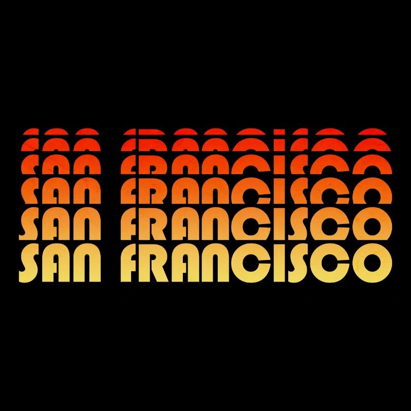 Coucher de soleil en pente de San Francisco