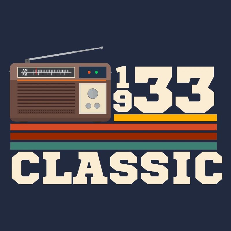 Anniversary 1933 retro classic