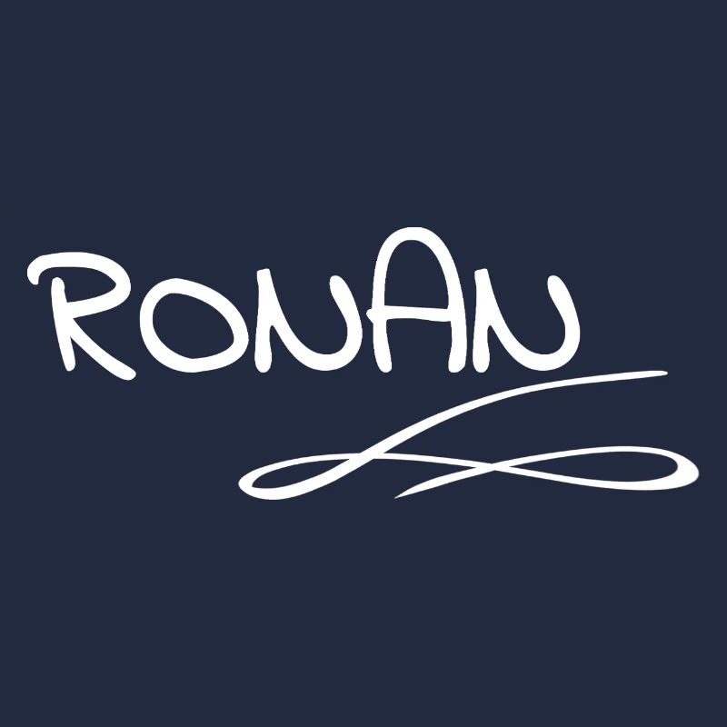 Dessin au trait abstrait Ronan