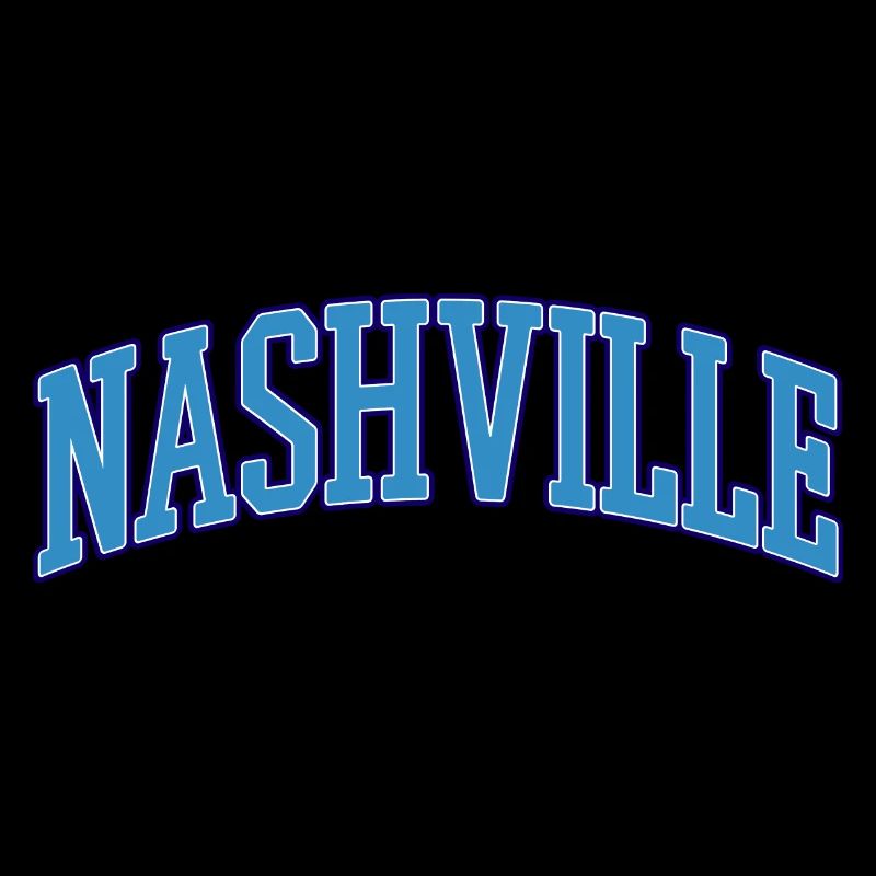 Lettrage Varsity de Nashville