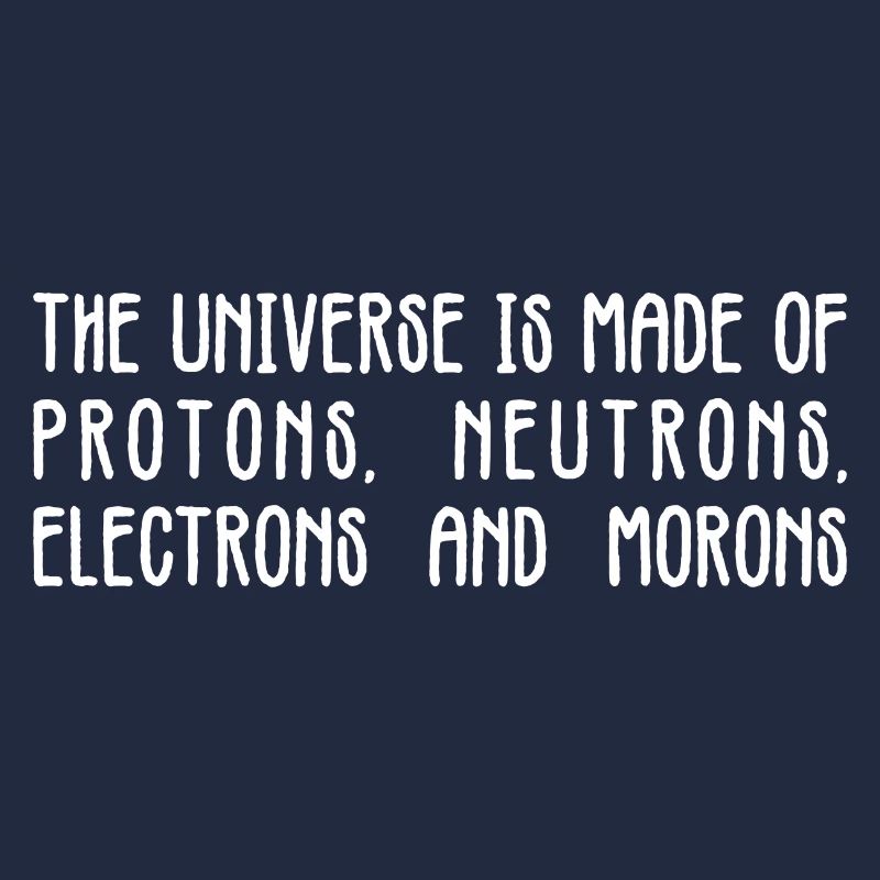 Universe Protons Neutrons Morons Tee