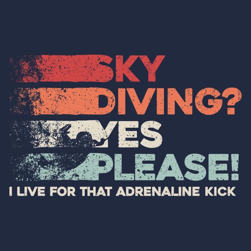 Sky Dive Fever Design. Perfektes Adrenalin-Geschenk
