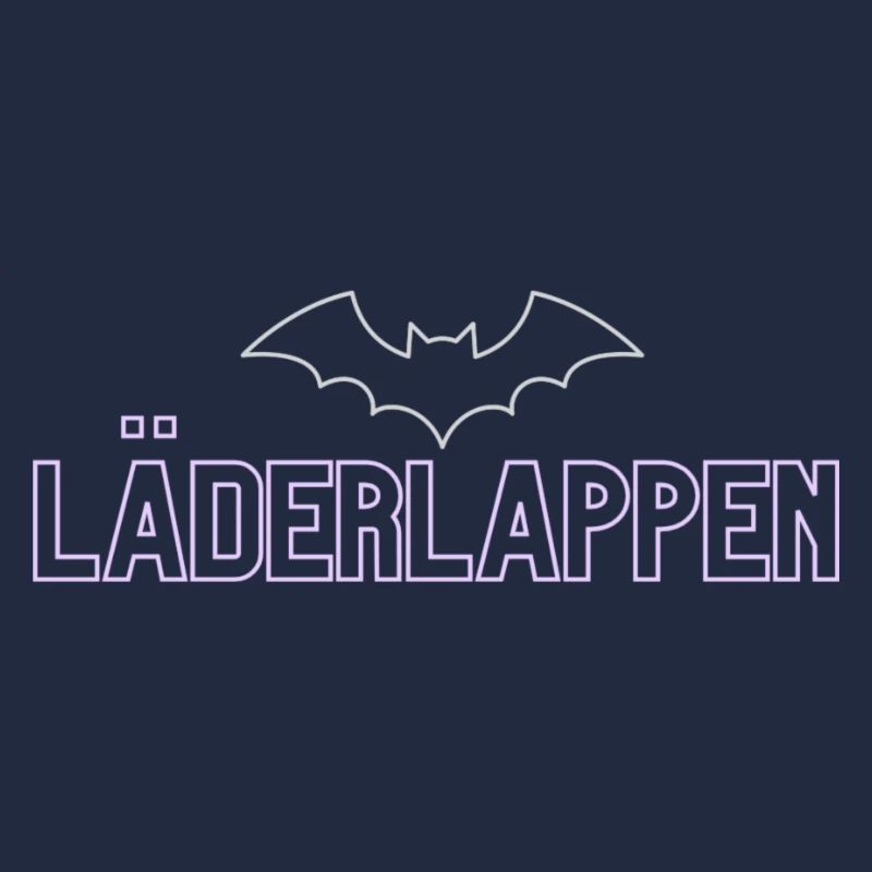 Purple Bat Neon Font Design