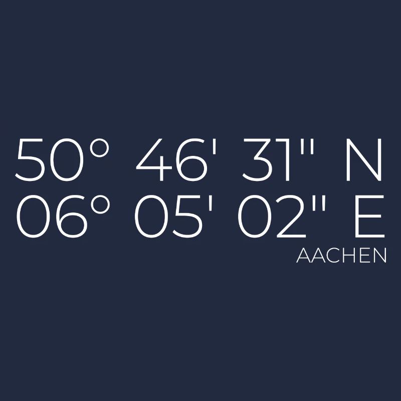 coordinates Aachen