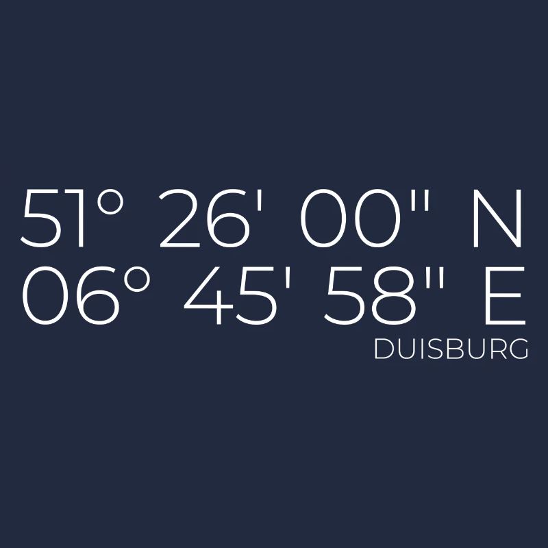 Coordinates Duisburg
