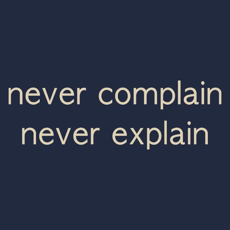 never