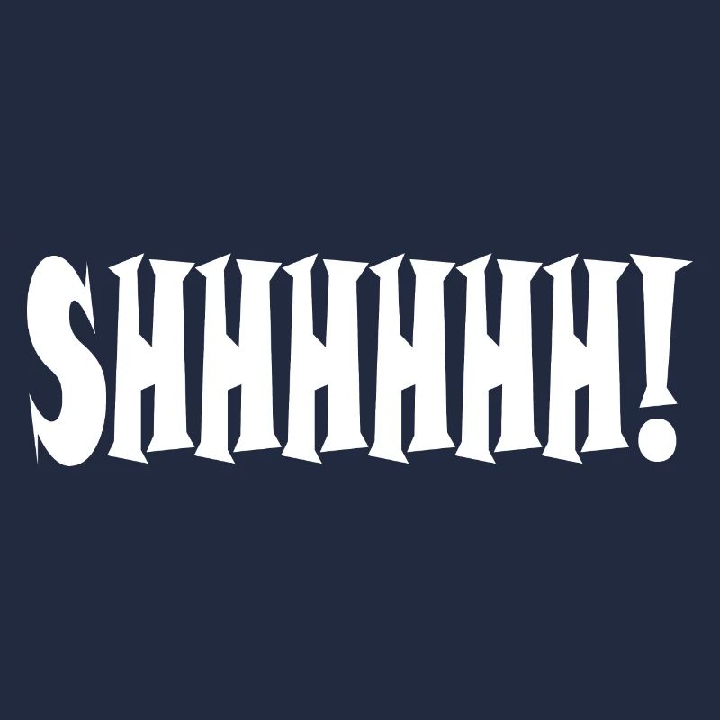 Chut ! Typographie minimaliste