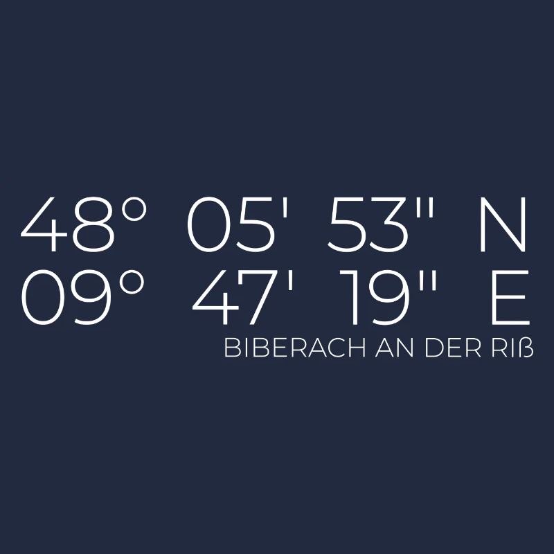 Coordinates Biberach an der Riß
