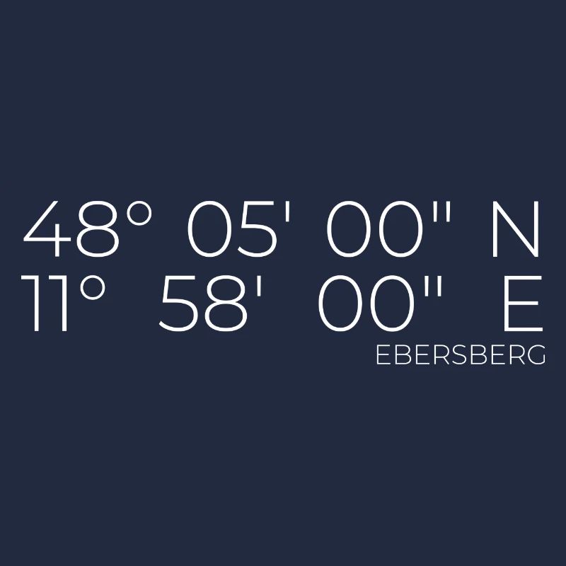 Coordinates Ebersberg, Bavaria