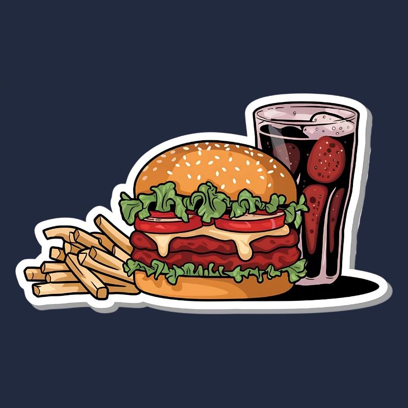 HAMBURGER FAST FOOD SNACK BUN BURGER