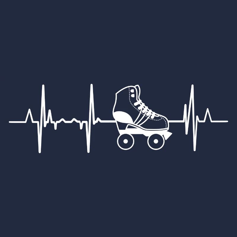 Rollerskates Herzschlag