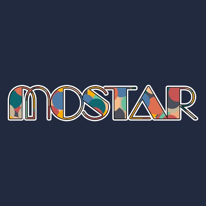 Mostar Retro Pop Typografie
