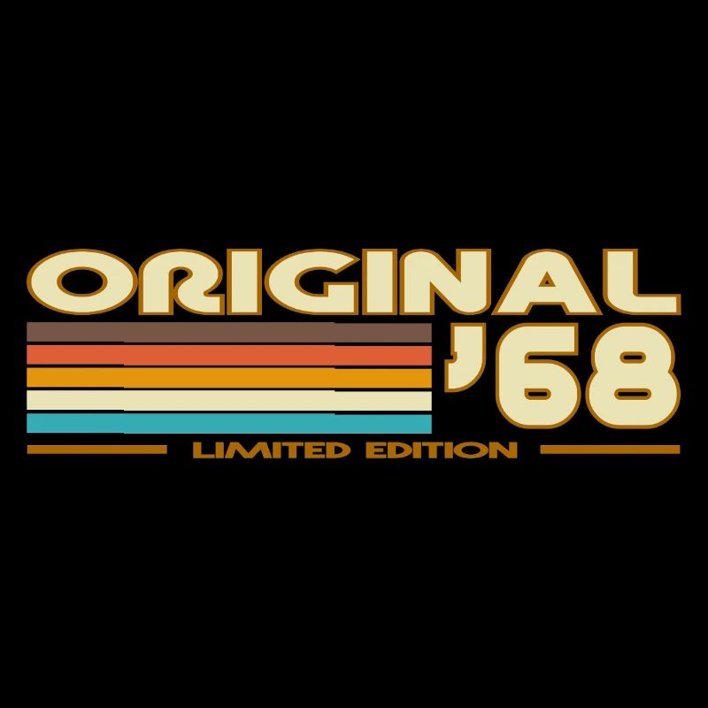 Origine 68 Rayures rétro 60s