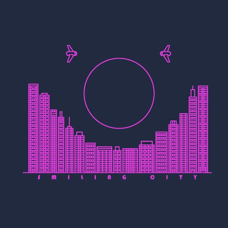 SmilingCity- version violette