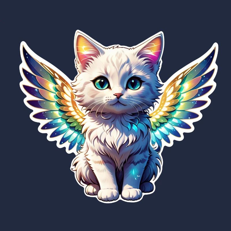 chat avec des ailes