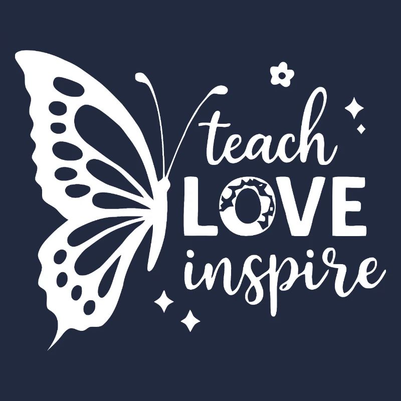 Butterfly with Inspirational Words Design
