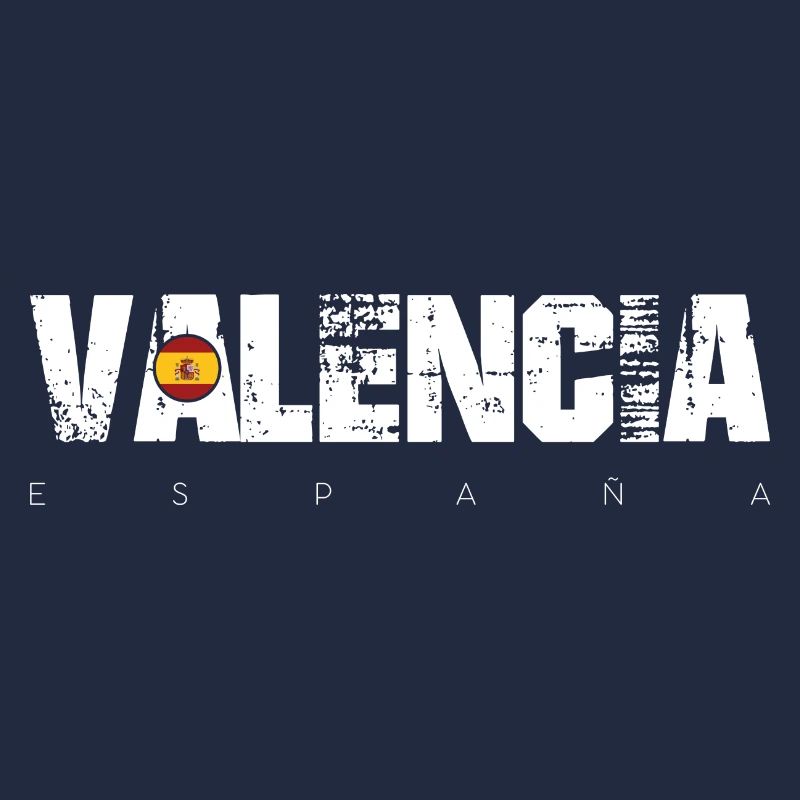 Valencia España Fett Typografie