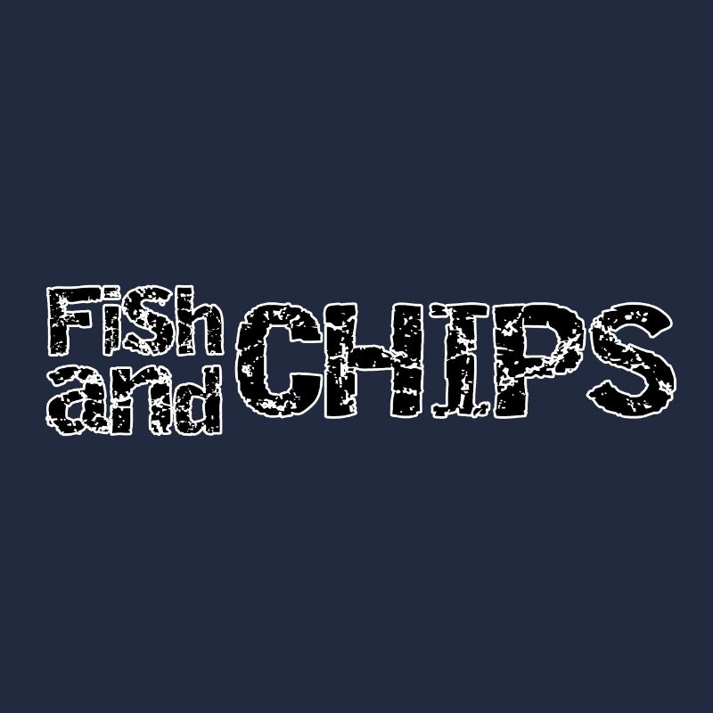 Fisch und Chips Retro Ragged