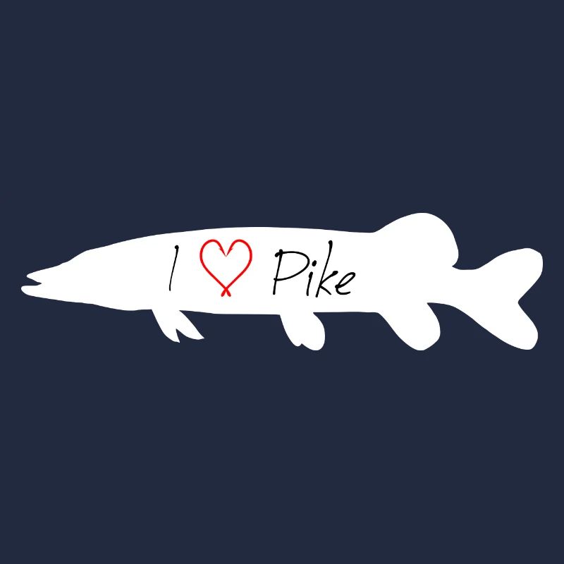 I Love Pike white