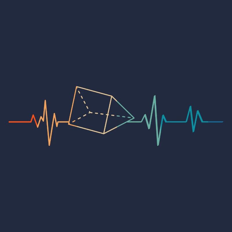 Battement de coeur rétro prisme