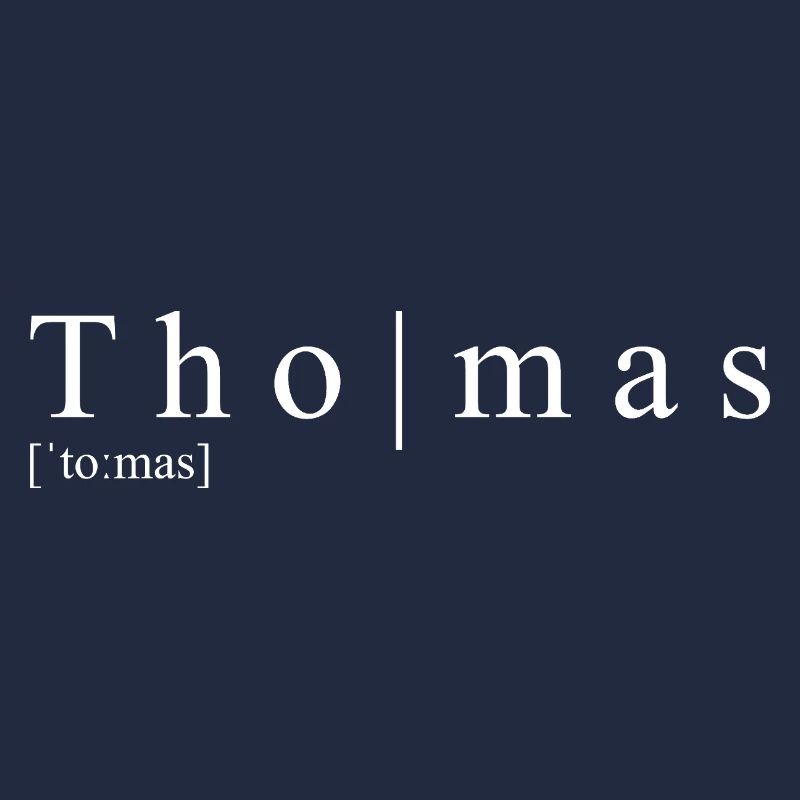 Thomas Définition Typographie