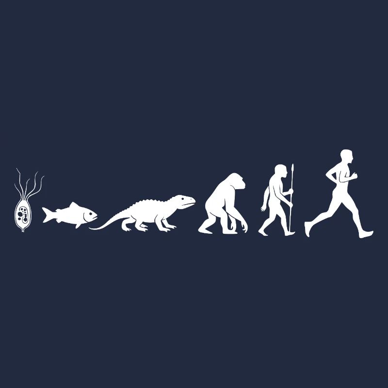 Evolution Run Fitness Silhouette